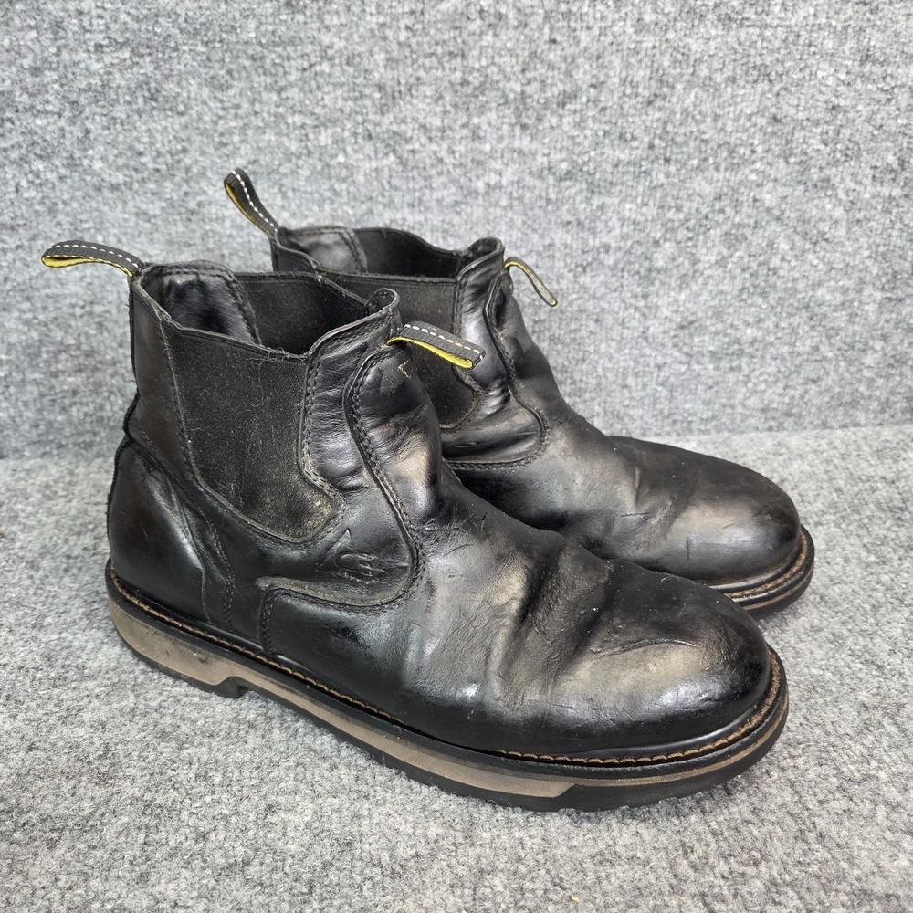 Men's Ace Firebrand Safety Toe 73361 Size 10 Black Work Boot